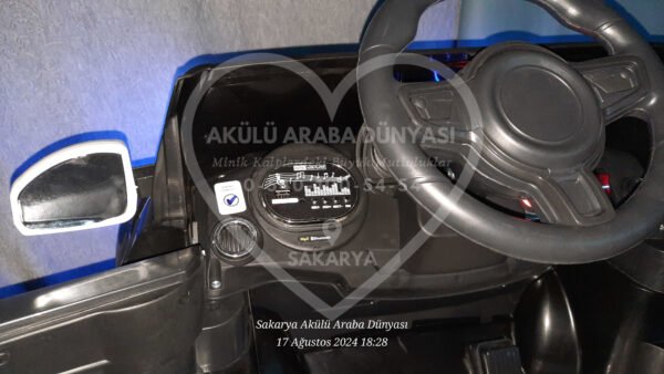 Akar Toys Raptor Polis Akülü Araba 12 Volt Kumandalı (96-469)