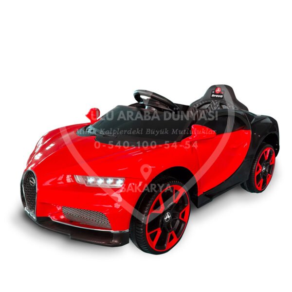 Akar Toys Bravo Kumandalı 4X2 12 Volt Kırmızı Akülü Araba (95-363) - Görsel 2