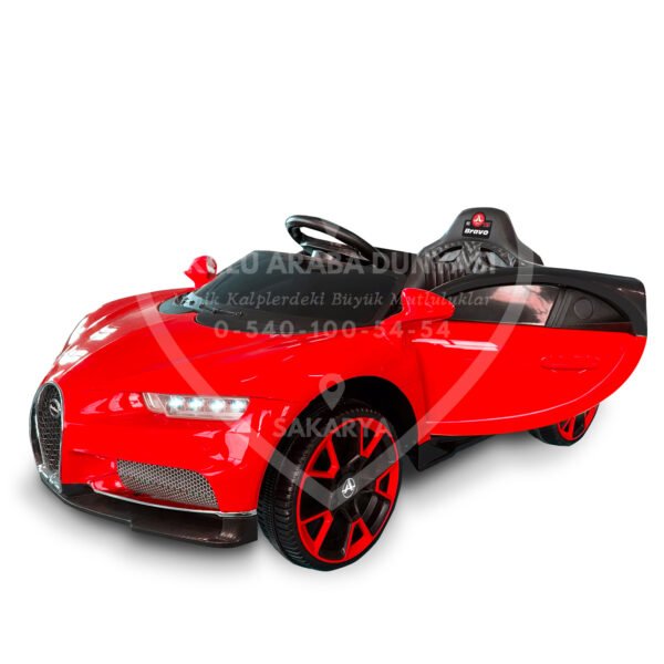 Akar Toys Bravo Kumandalı 4X2 12 Volt Kırmızı Akülü Araba (95-363) - Görsel 3