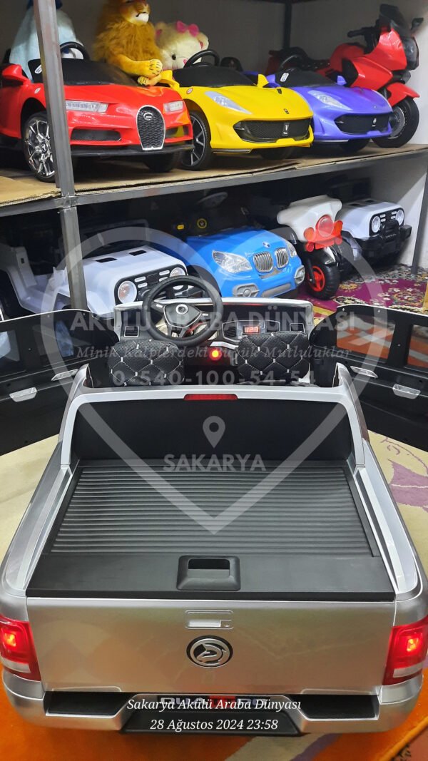 BabyHope 441 Quattro 4x4 Akülü Araba Metalik Gri - Görsel 18