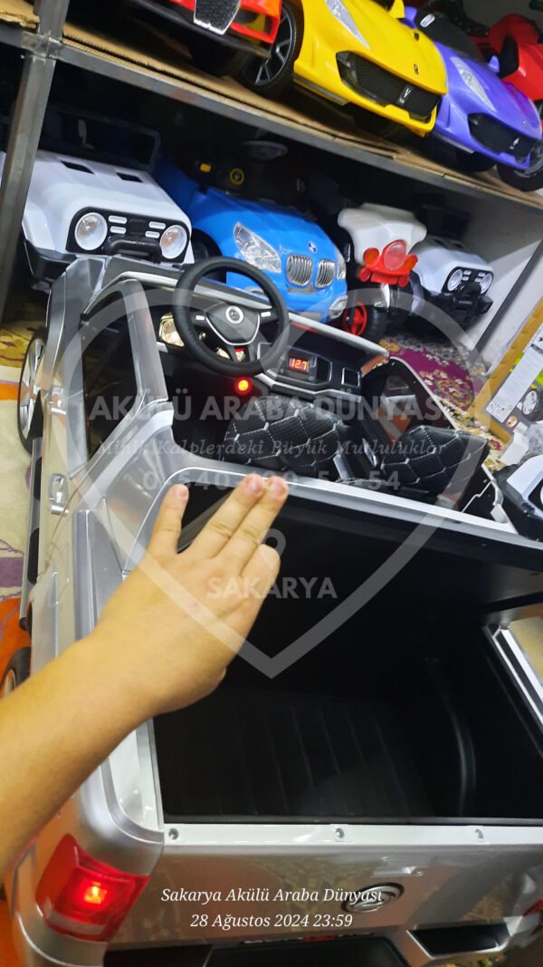 BabyHope 441 Quattro 4x4 Akülü Araba Metalik Gri - Görsel 20
