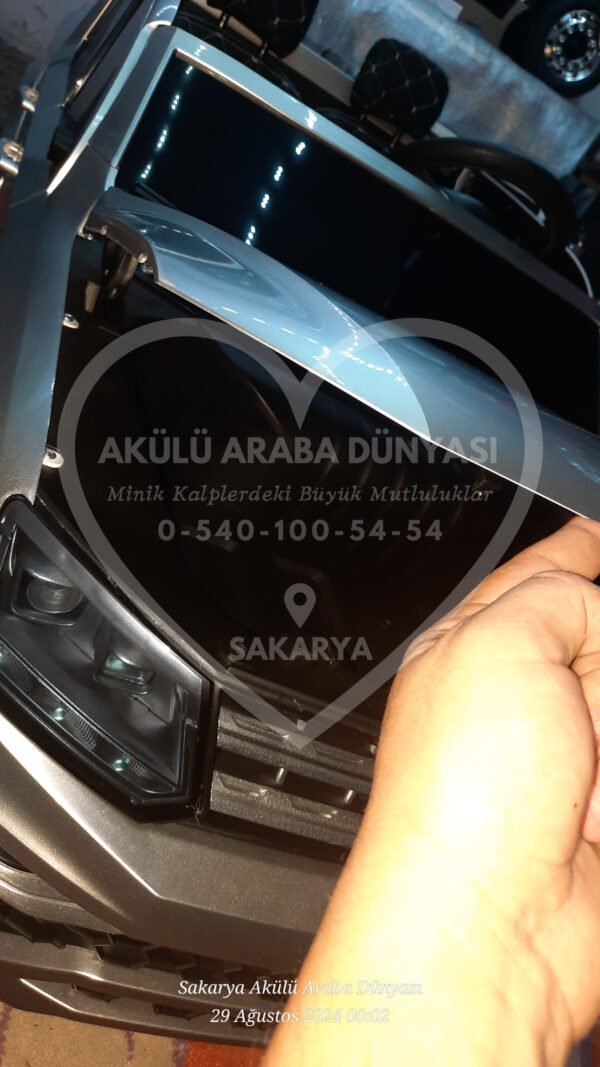 BabyHope 441 Quattro 4x4 Akülü Araba Metalik Gri - Görsel 22