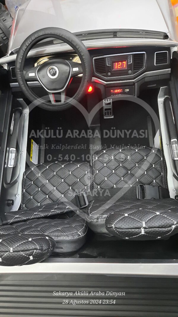 BabyHope 441 Quattro 4x4 Akülü Araba Metalik Gri - Görsel 7