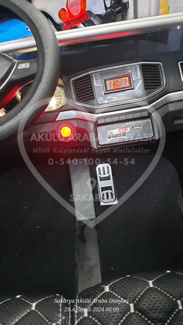 BabyHope 441 Quattro 4x4 Akülü Araba Metalik Gri - Görsel 2