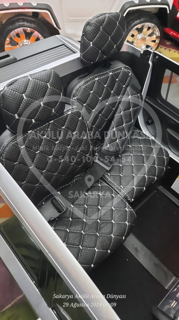 BabyHope 441 Quattro 4x4 Akülü Araba Metalik Gri - Görsel 3
