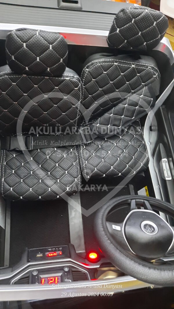 BabyHope 441 Quattro 4x4 Akülü Araba Metalik Gri - Görsel 4