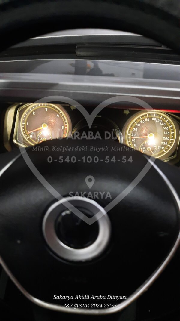 BabyHope 441 Quattro 4x4 Akülü Araba Metalik Gri - Görsel 10