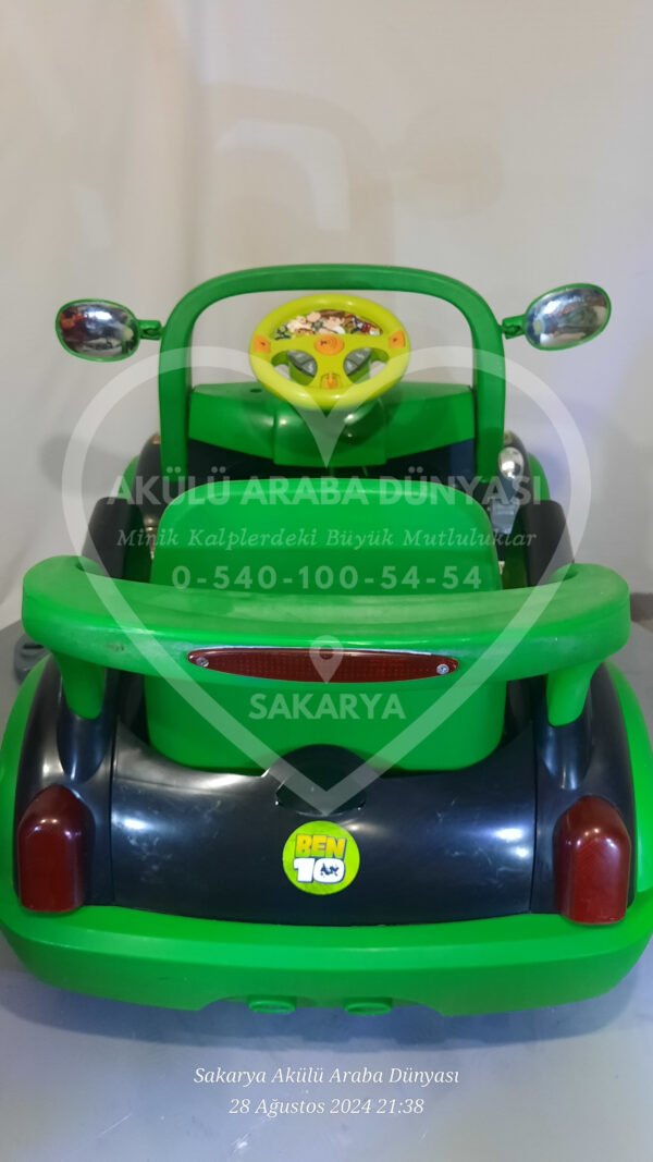 Ben 10 Akülü Araba 6 Volt Kumandalı Lisanslı İkinciel - Görsel 15