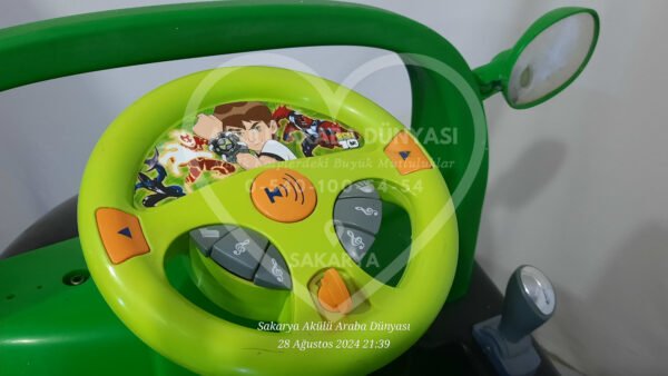 Ben 10 Akülü Araba 6 Volt Kumandalı Lisanslı İkinciel - Görsel 19