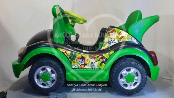 Ben 10 Akülü Araba 6 Volt Kumandalı Lisanslı İkinciel - Görsel 6