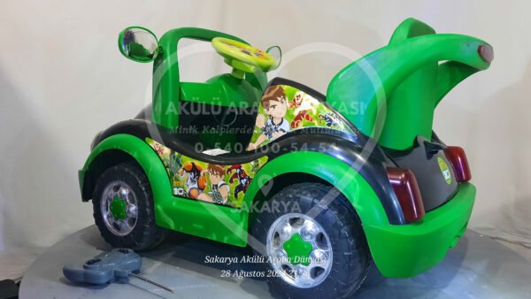 Ben 10 Akülü Araba 6 Volt Kumandalı Lisanslı İkinciel - Görsel 7
