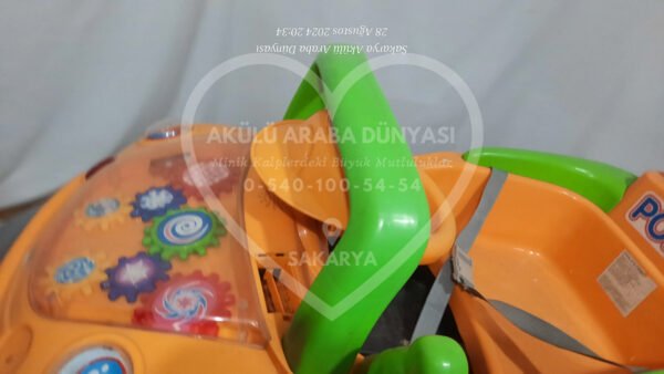 Crystal Baby Police Akülü Araba 6 Volt İkinciel - Görsel 13