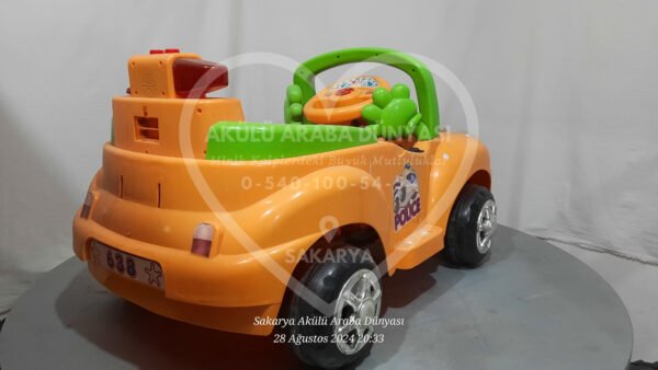 Crystal Baby Police Akülü Araba 6 Volt İkinciel - Görsel 8