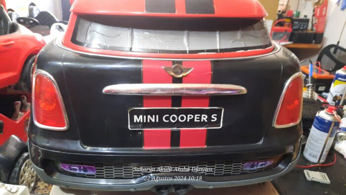 Mini Cooper Lisanslı İkinci El 12 Volt Akülü Araba 11