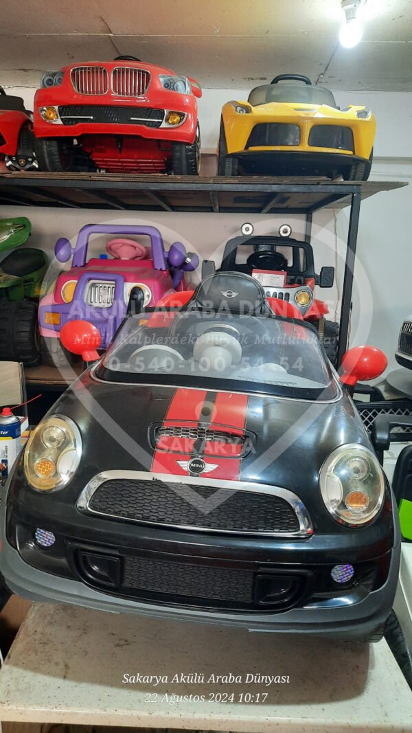 Mini Cooper Lisanslı İkinci El 12 Volt Akülü Araba - Görsel 1