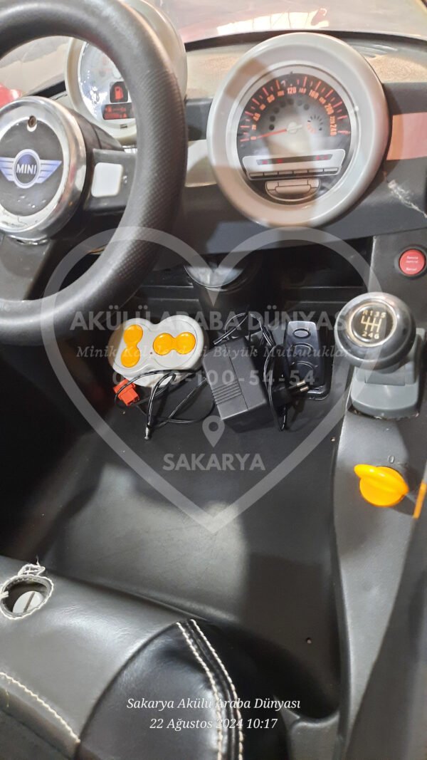 Mini Cooper Lisanslı İkinci El 12 Volt Akülü Araba - Görsel 7
