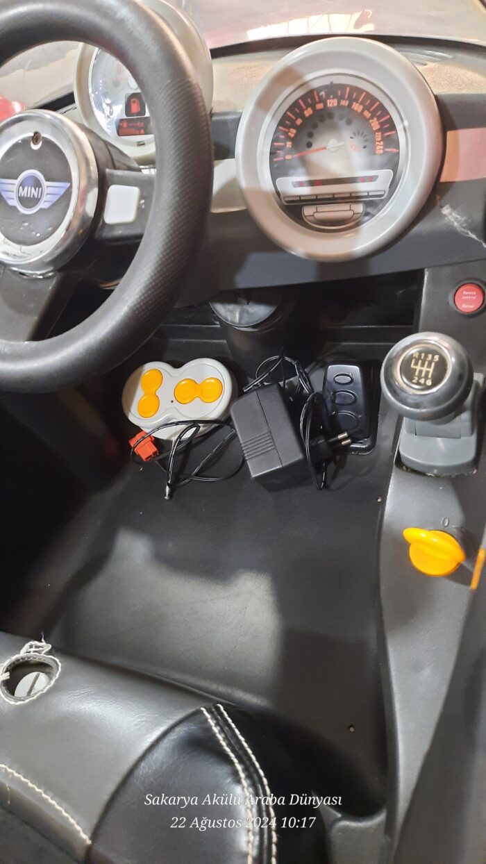 Mini Cooper Lisanslı İkinci El 12 Volt Akülü Araba 7