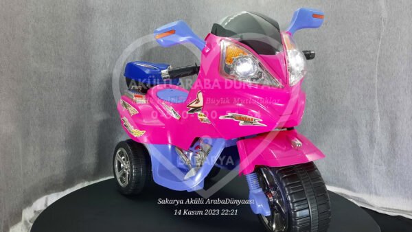 BabyHope Wei-B JY2058 6V Akülü Motosiklet Pembe