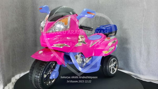 BabyHope Wei-B JY2058 6V Akülü Motosiklet Pembe