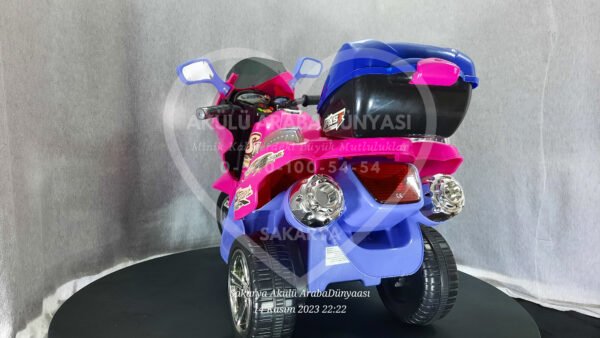 BabyHope Wei-B JY2058 6V Akülü Motosiklet Pembe