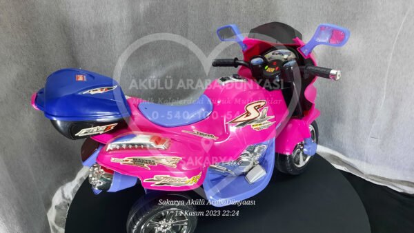 BabyHope Wei-B JY2058 6V Akülü Motosiklet Pembe