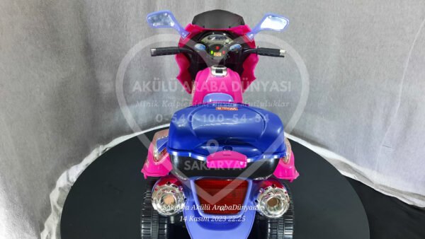 BabyHope Wei-B JY2058 6V Akülü Motosiklet Pembe