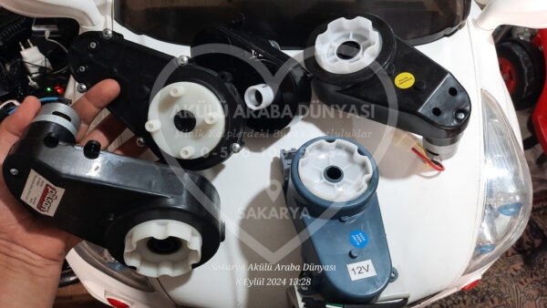 Akülü Araba Şanzumanı 6 Volt 12 Volt 24 Volt