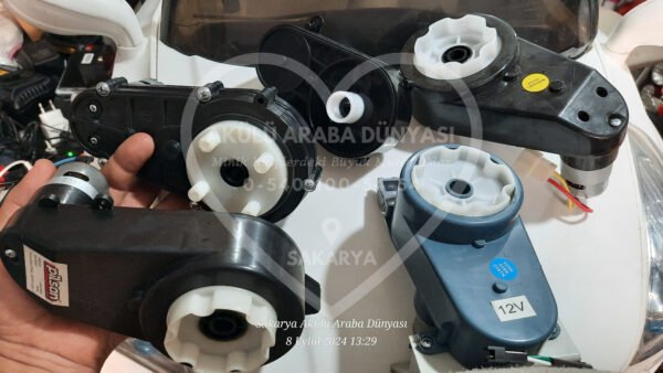 Akülü Araba Şanzumanı 6 Volt 12 Volt 24 Volt