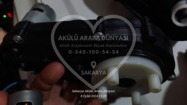 Akülü Araba Şanzumanı 6 Volt 12 Volt 24 Volt