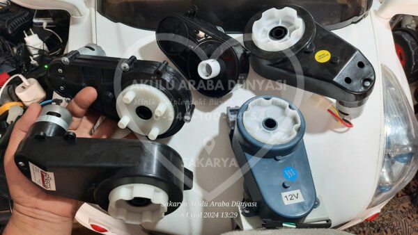 Akülü Araba Şanzumanı 6 Volt 12 Volt 24 Volt