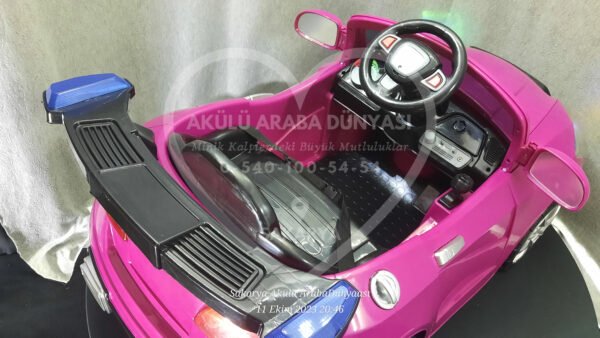 BabyHope 436 E-Drive-5 12 V Akülü Araba Pembe - Görsel 3