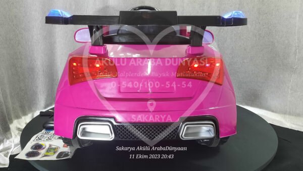 BabyHope 436 E-Drive-5 12 V Akülü Araba Pembe - Görsel 8