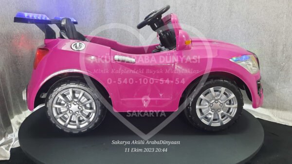 BabyHope 436 E-Drive-5 12 V Akülü Araba Pembe - Görsel 1