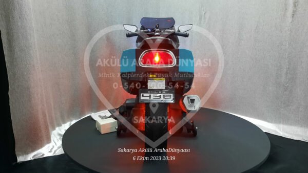 Işıklı Teker BabyHope 438 12 Volt Akülü Motosiklet XMX 316 Turkuaz