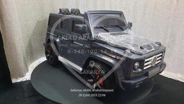 G65 AMG BabyHope 439 Akülü Araba Gri Jip BHU12