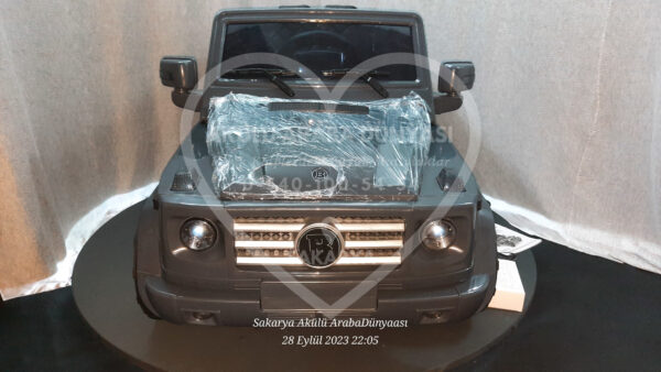 G65 AMG BabyHope 439 Akülü Araba Gri Jip BHU12