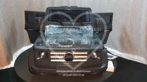 G65 AMG BabyHope 439 Akülü Araba Gri Jip BHU12