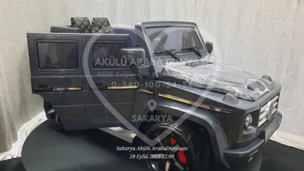 G65 AMG BabyHope 439 Akülü Araba Gri Jip BHU12
