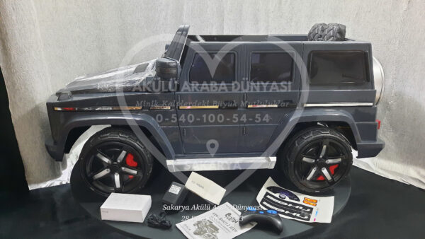 G65 AMG BabyHope 439 Akülü Araba Gri Jip BHU12