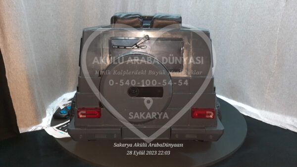 G65 AMG BabyHope 439 Akülü Araba Gri Jip BHU12