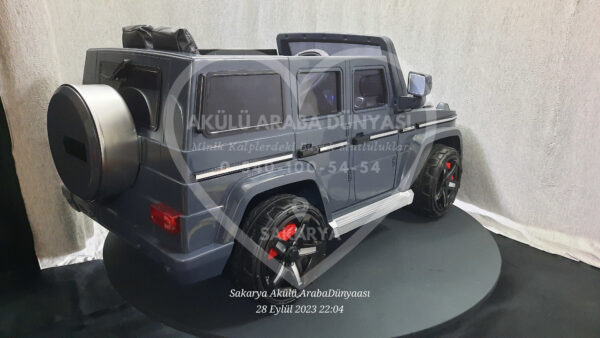 G65 AMG BabyHope 439 Akülü Araba Gri Jip BHU12