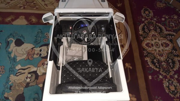 G65 AMG BabyHope 439 Akülü Araba Beyaz Jip BHU12