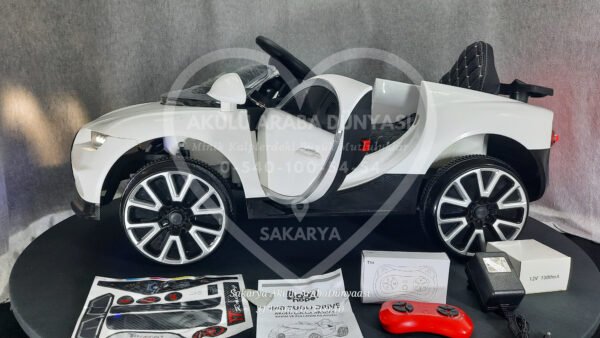 BabyHope Bugo 440 12 Volt Akülü Araba Beyaz - Görsel 10