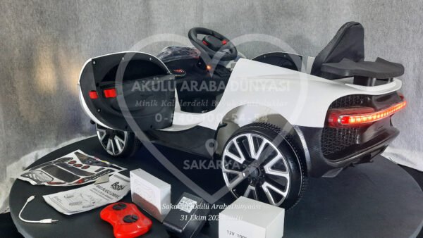 BabyHope Bugo 440 12 Volt Akülü Araba Beyaz - Görsel 11