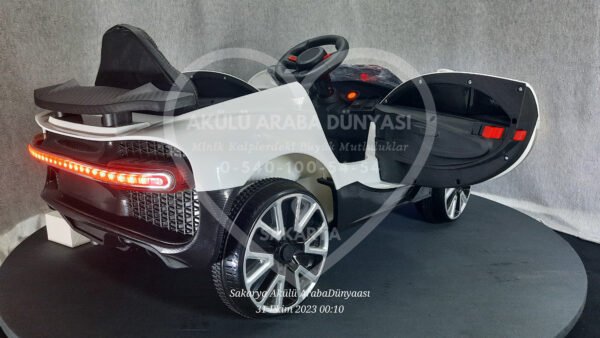 BabyHope Bugo 440 12 Volt Akülü Araba Beyaz - Görsel 13