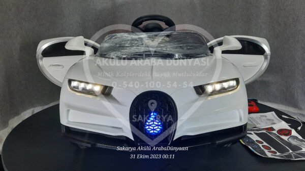 BabyHope Bugo 440 12 Volt Akülü Araba Beyaz - Görsel 15