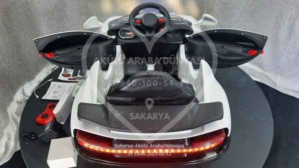 BabyHope Bugo 440 12 Volt Akülü Araba Beyaz - Görsel 18