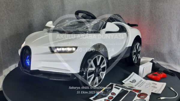 BabyHope Bugo 440 12 Volt Akülü Araba Beyaz - Görsel 8
