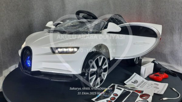 BabyHope Bugo 440 12 Volt Akülü Araba Beyaz - Görsel 9