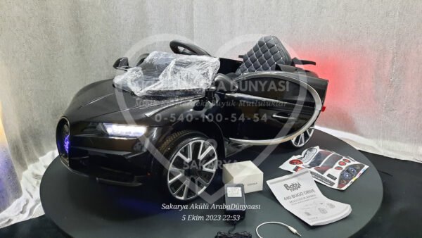BabyHope Bugo 440 12 Volt Akülü Araba Metalik Siyah